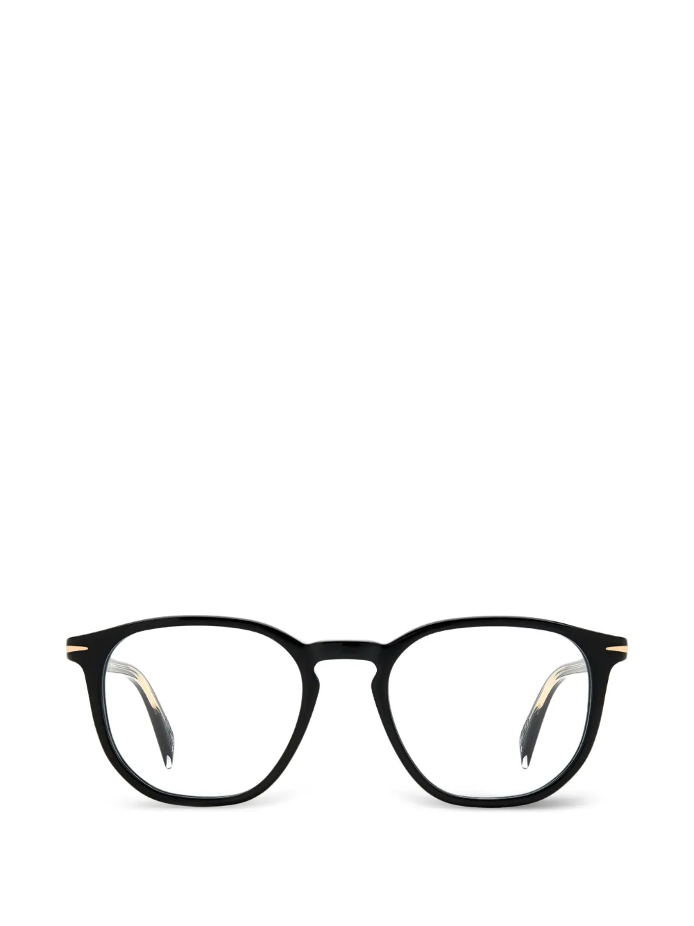 Eyewear by David Beckham Occhiali con montatura geometrica - Nero