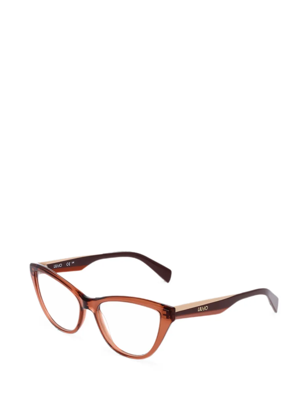 LIU JO Bril met cat-eye montuur Bruin