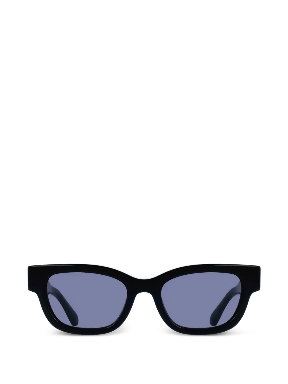 Ferragamo Eyewear Gancini Rectangle-frame Sunglasses In Black