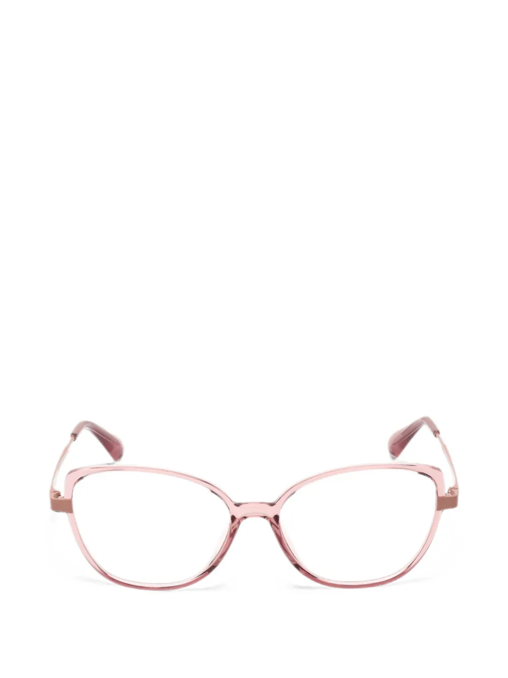 Max & Co Geometric-frame Glasses In Pink