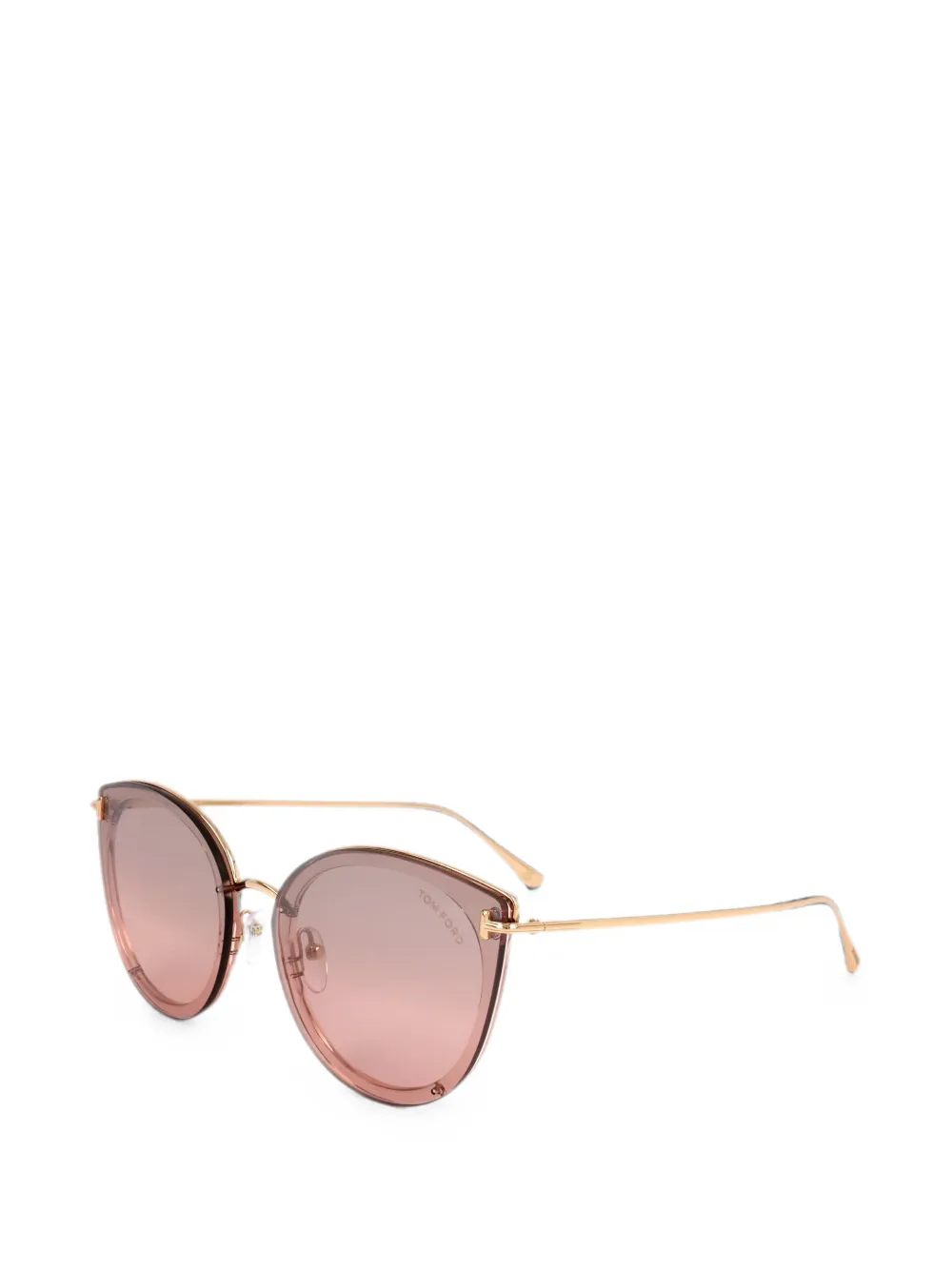 TOM FORD Eyewear Zonnebril met cat-eye montuur Goud