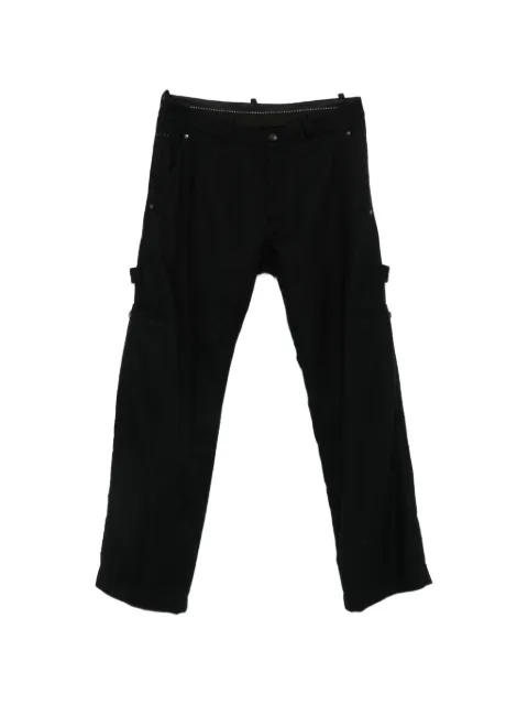 Masnada button-fastening cargo pants
