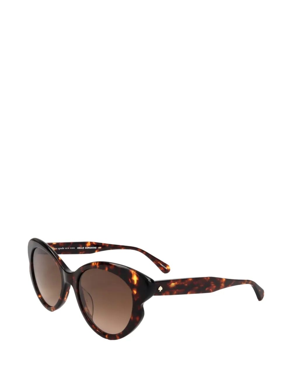 Kate Spade Elina zonnebril met cat-eye montuur Bruin