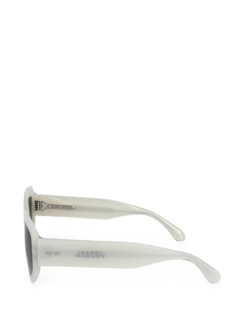 Isabel Marant Eyewear Zonnebril met geometrisch montuur Wit