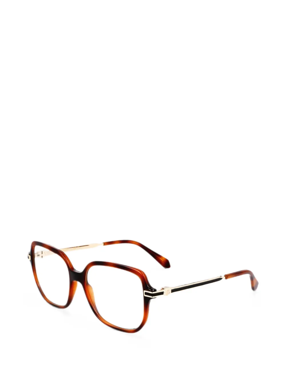Ferragamo Eyewear Gancini bril met schildpad-effect Bruin