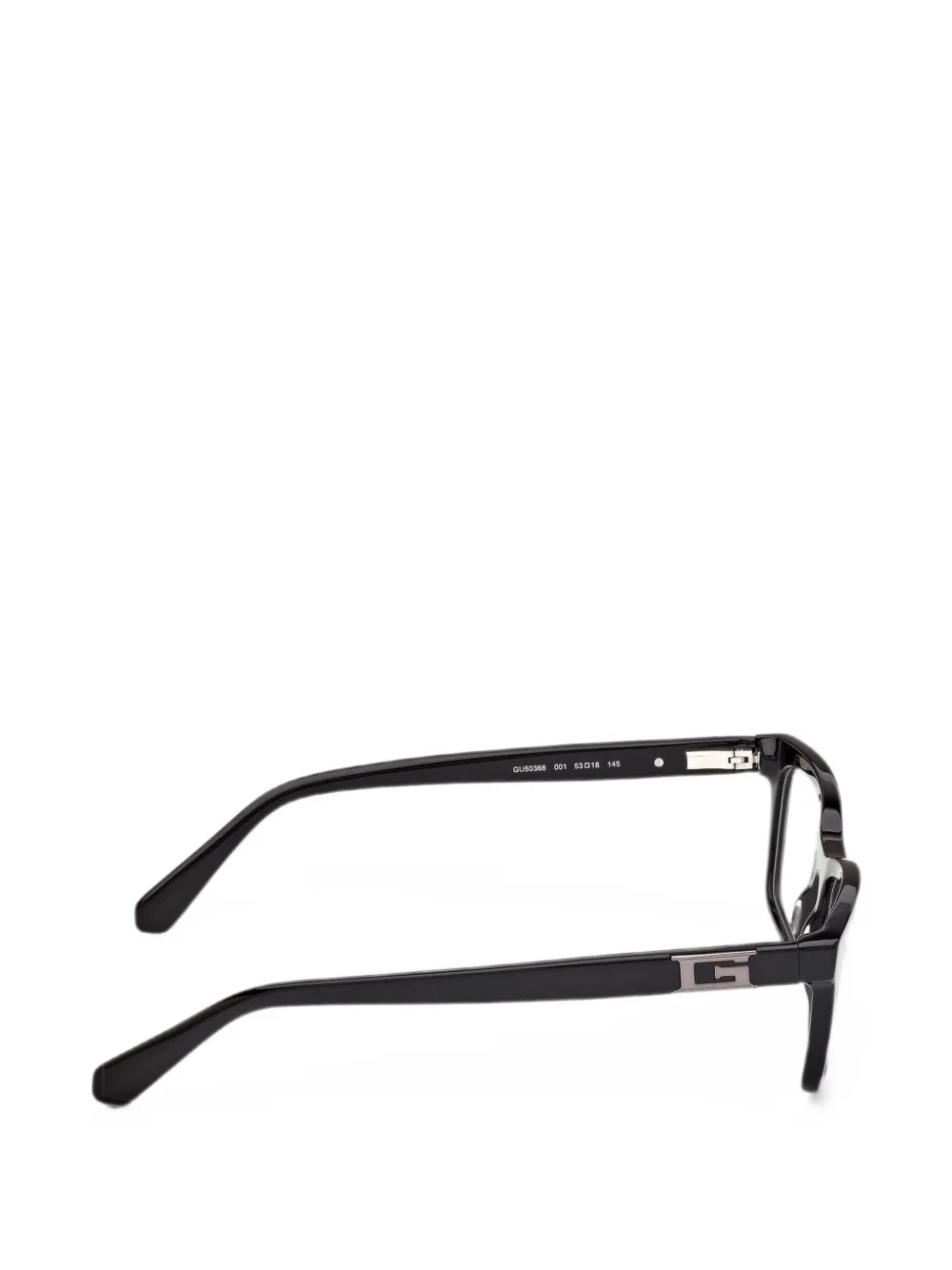 GUESS EYEWEAR Bril met rechthoekig montuur Zwart