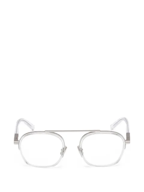Zegna geometric-frame glasses