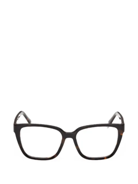 GUESS EYEWEAR tortoiseshell-effect square-frame glasses