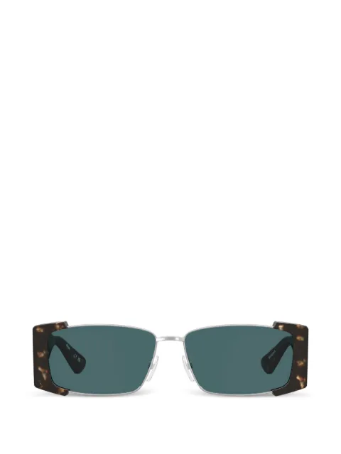 Moschino Eyewear tortoiseshell-effect rectangle-frame sunglasses