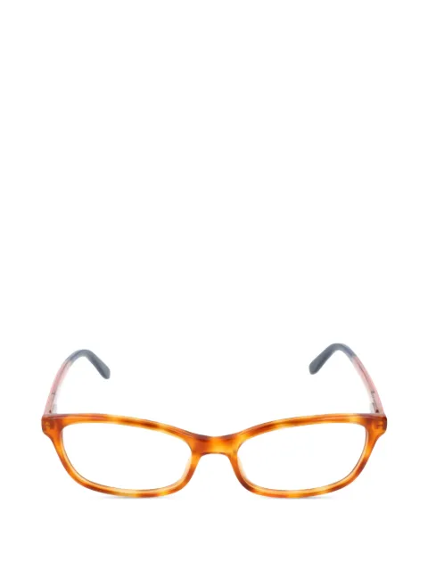 Carrera lentes con armazón rectangular estilo carey