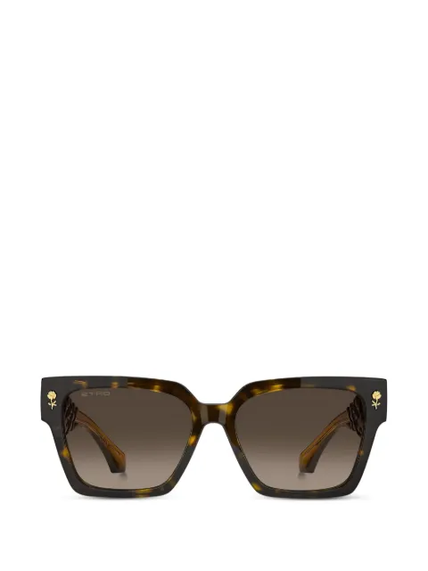 ETRO tortoiseshell-effect square-frame sunglasses