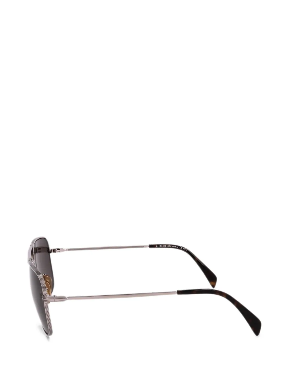 Eyewear by David Beckham Zonnebril met vierkant montuur Zilver