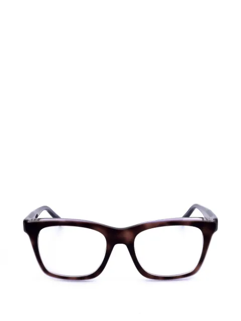 MISSONI EYEWEAR tortoiseshell-effect rectangle-frame glasses