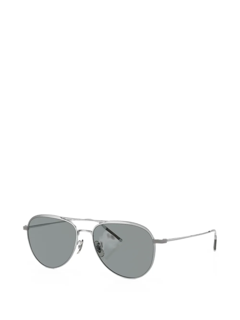 Oliver Peoples TK-3 zonnebril met piloten montuur Zilver