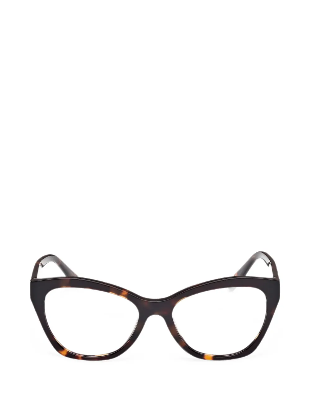 GUESS EYEWEAR Occhiali da sole cat-eye con effetto tartarugato - Marrone
