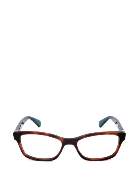 Kate Spade Renne tortoiseshell-effect rectangle-frame glasses