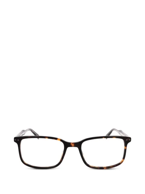 Levi's tortoiseshell-effect rectangle-frame glasses