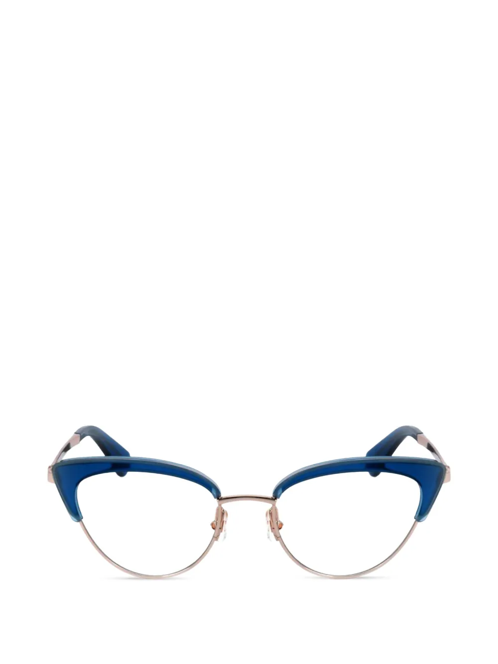 Kate Spade Brille mit Cat-Eye-Gestell - Blau