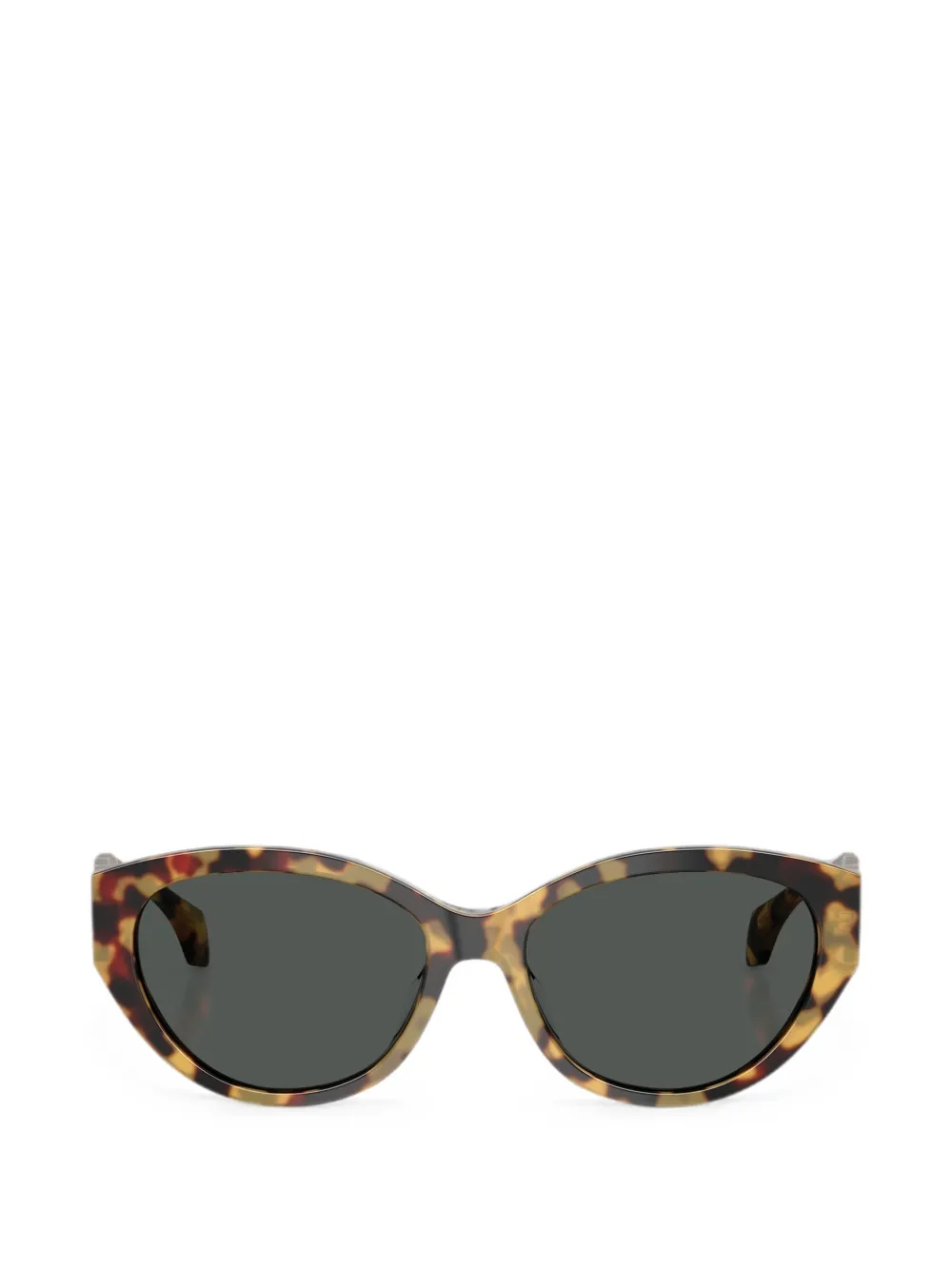 Versace Eyewear Occhiali da sole cat-eye con effetto tartarugato - Marrone