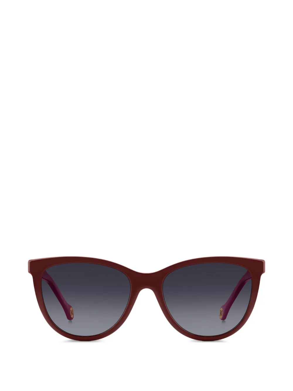 Carolina Herrera cat-eye clip-on sunglasses · One Size