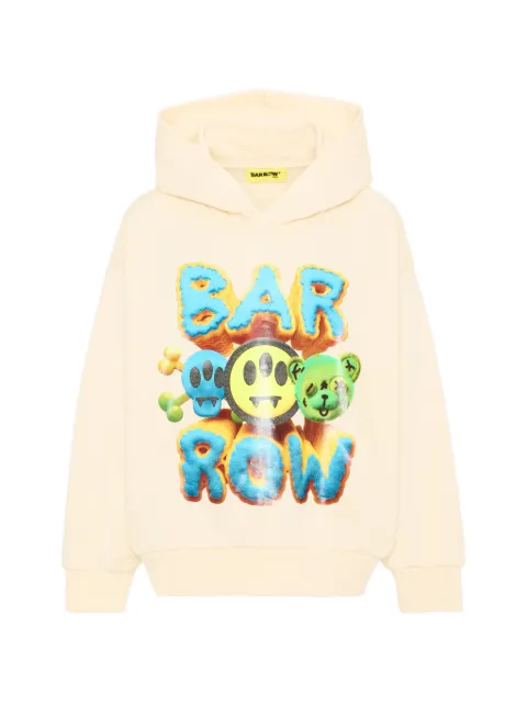 Barrow kids graphic-print cotton hoodie