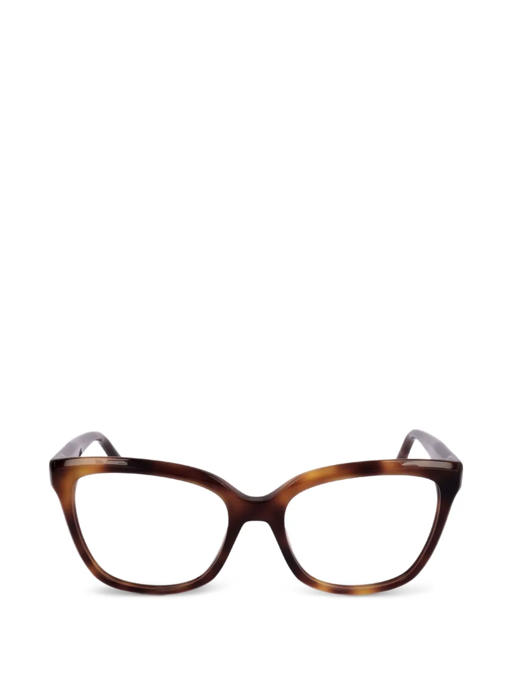 MISSONI EYEWEAR tortoiseshell-effect cat-eye frame glasses