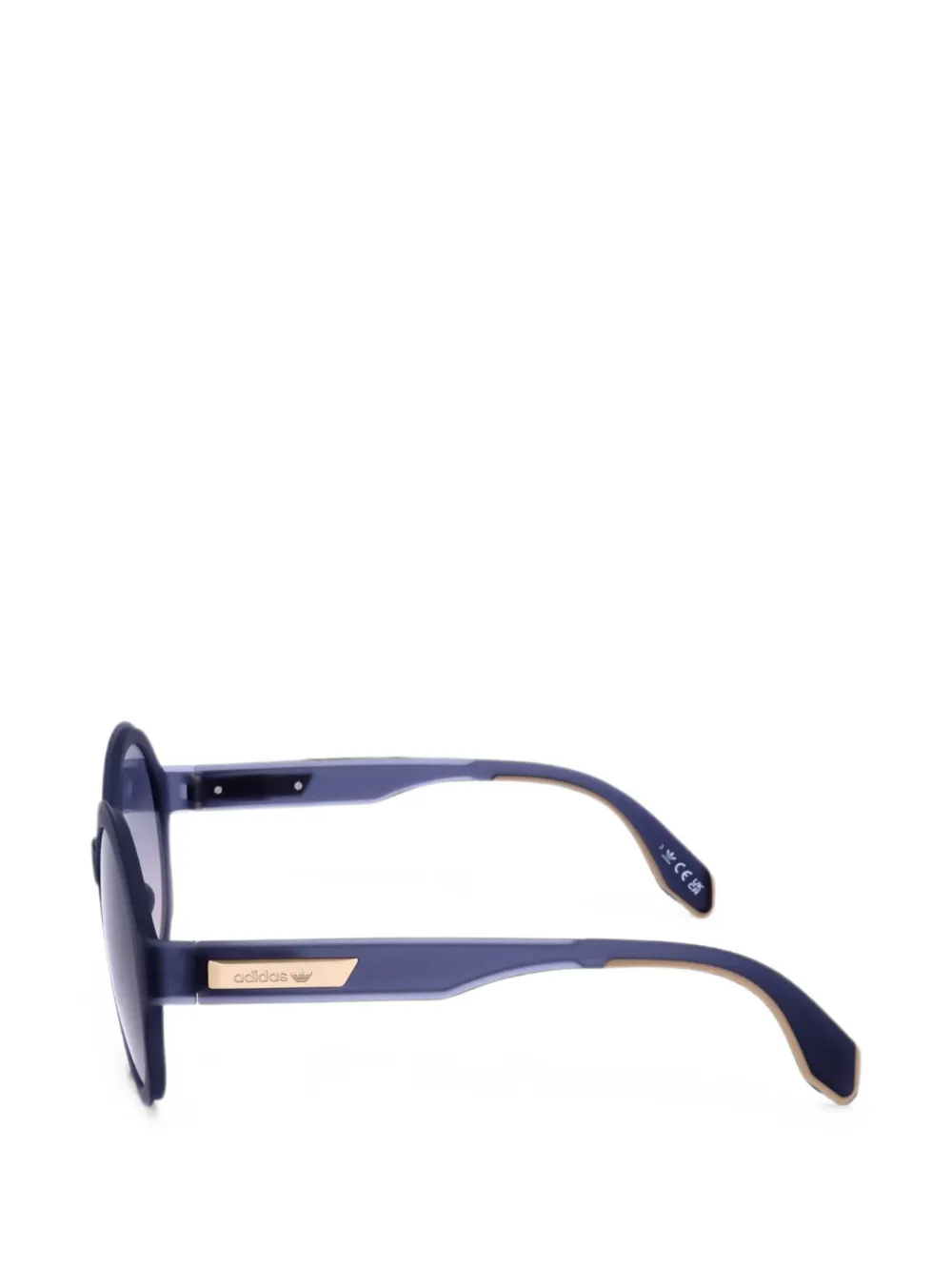 adidas Zonnebril met rond montuur Blauw