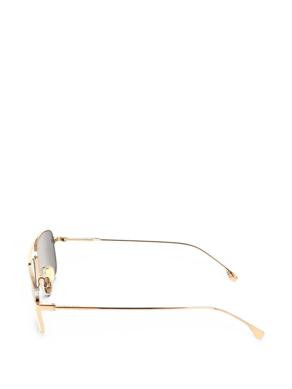 Paul Smith Purley zonnebril met piloten montuur Goud
