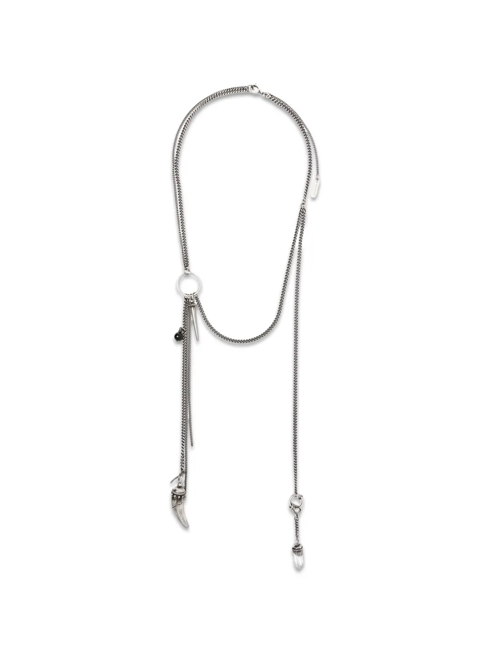 Ann Demeulemeester Ellsu charm-detail necklace - Silber