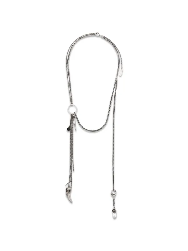 Ann Demeulemeester Ellsu Charm-detail Necklace in Silver