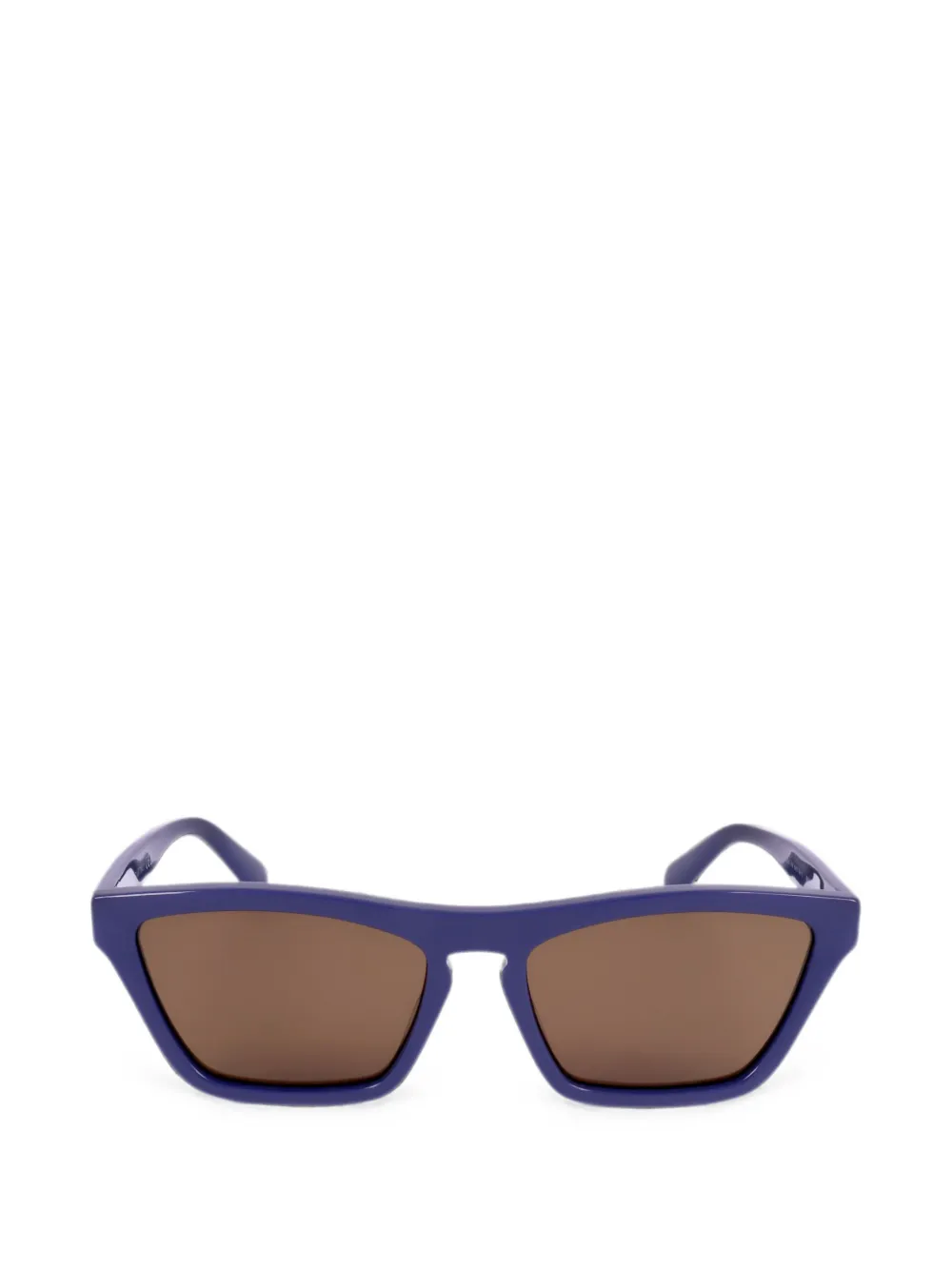 Stella McCartney Eyewear logo-detail geometric-frame sunglasses - Blu