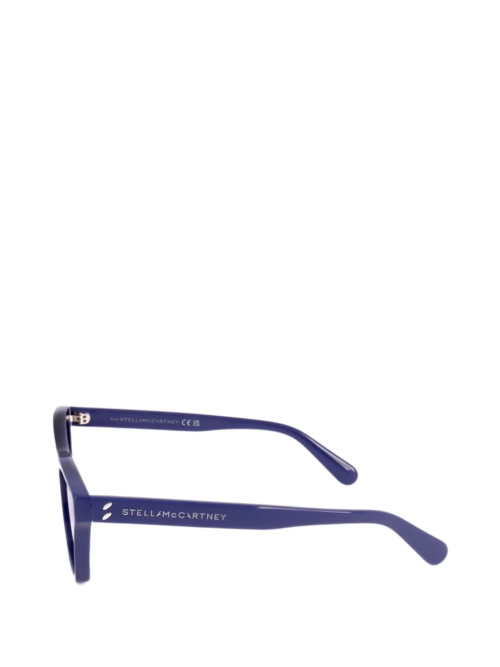 Stella McCartney Eyewear Zonnebril met geometrisch montuur Blauw