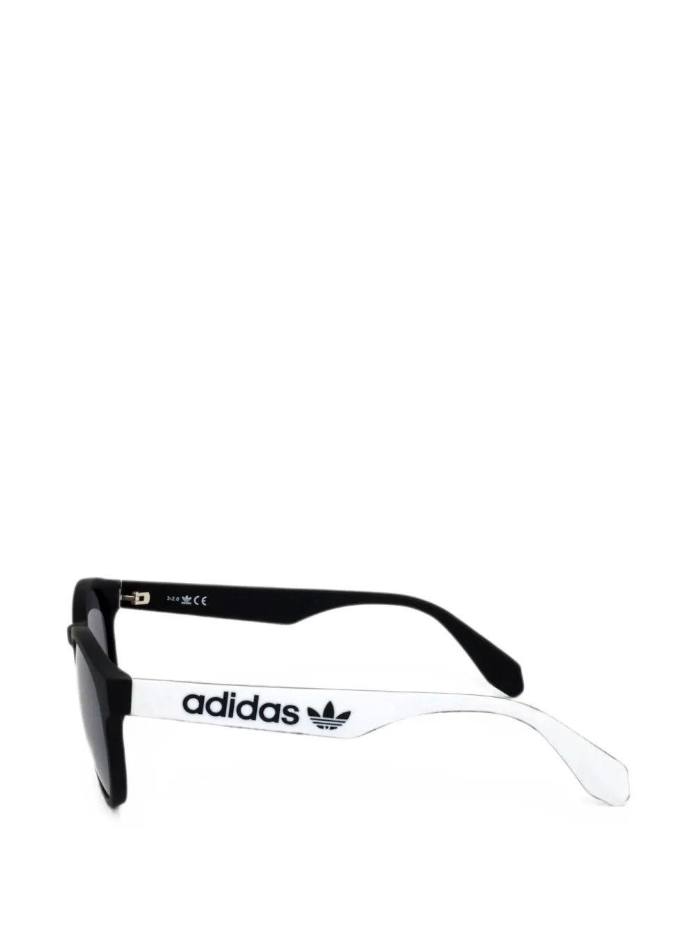 adidas Zonnebril met rond montuur Zwart