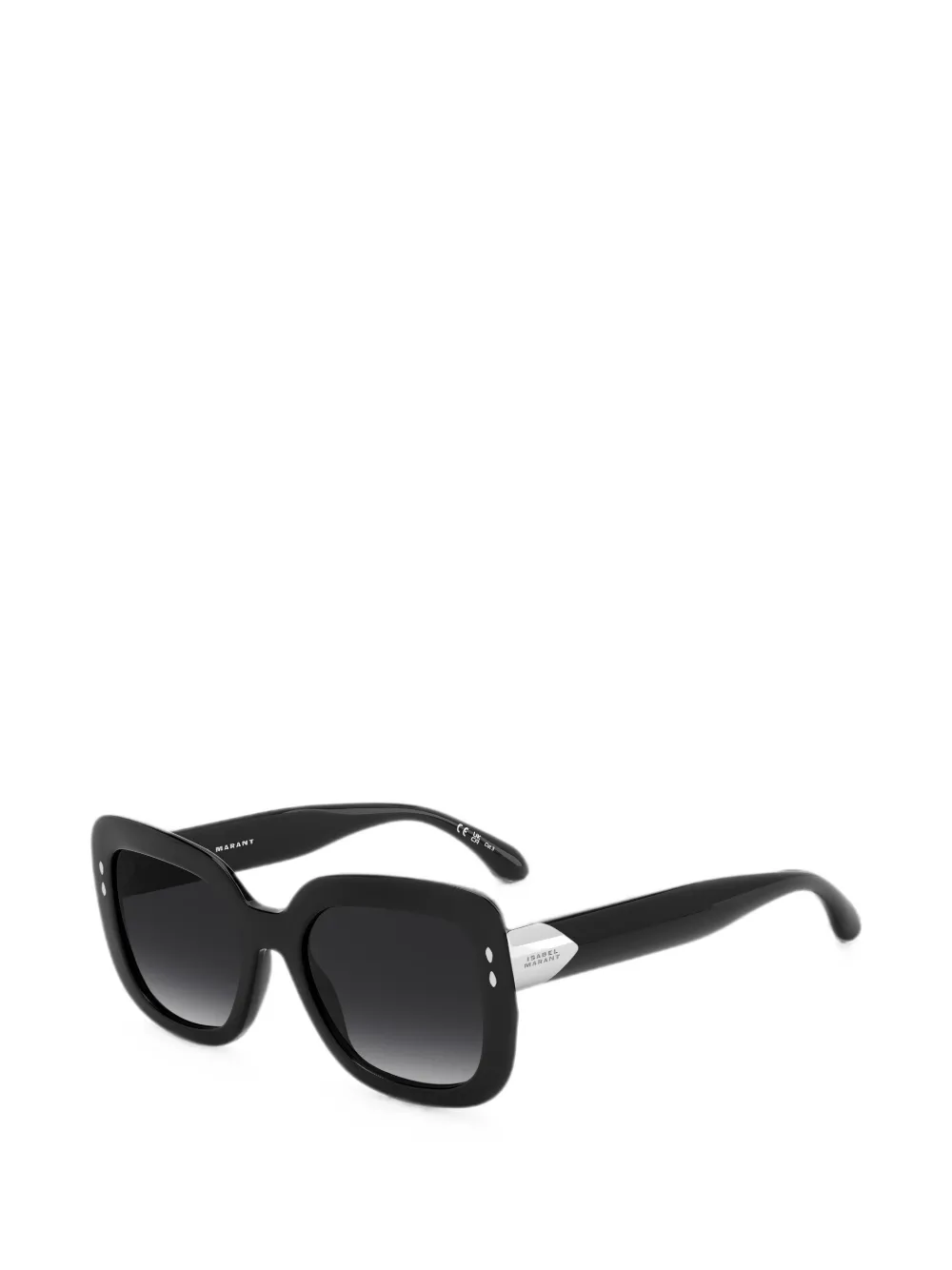Isabel Marant Eyewear Zonnebril met vierkant montuur Zwart