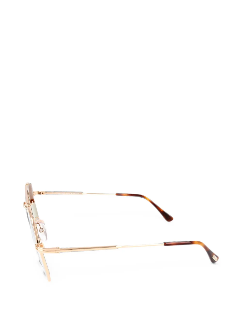 TOM FORD Eyewear Zonnebril met piloten montuur Goud