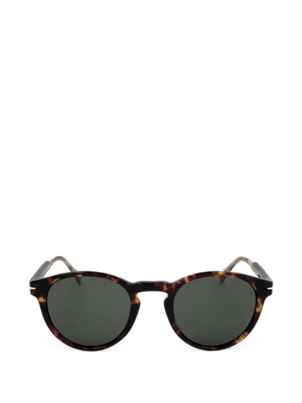 Eyewear by David Beckham tortoiseshell-effect round-frame sunglasses