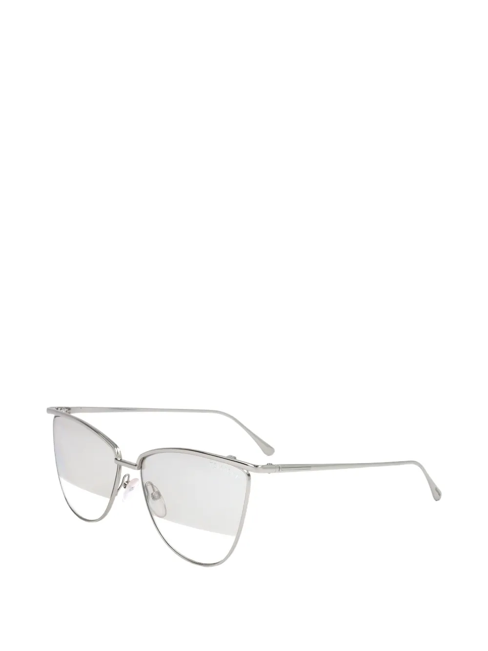 TOM FORD Eyewear Zonnebril met cat-eye montuur Zilver
