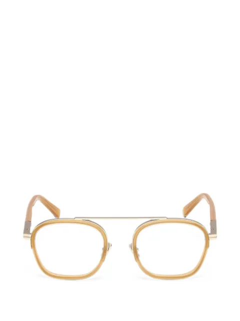 Zegna geometric-frame glasses