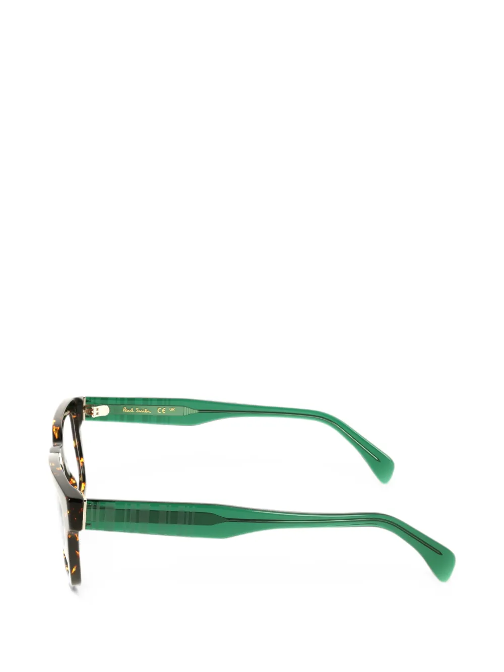 Paul Smith Nymans bril met vierkant montuur en schildpad-effect Bruin