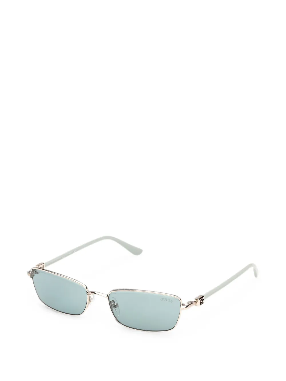GUESS EYEWEAR Zonnebril met rechthoekig montuur Goud
