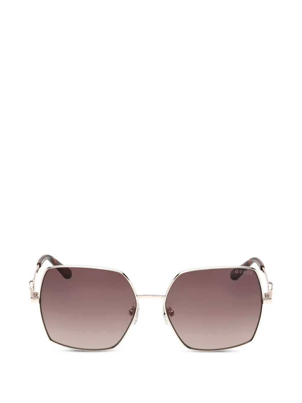 GUESS EYEWEAR Occhiali da sole geometrici - Oro