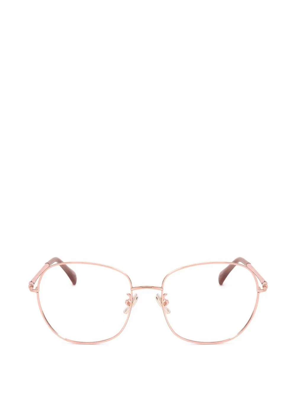 Max Mara Eyewear Geometric-frame Glasses In Pink