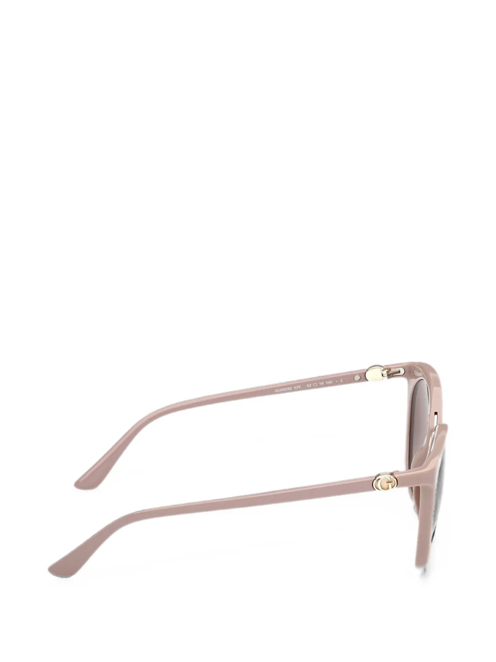 GUESS EYEWEAR Zonnebril met rond montuur Beige