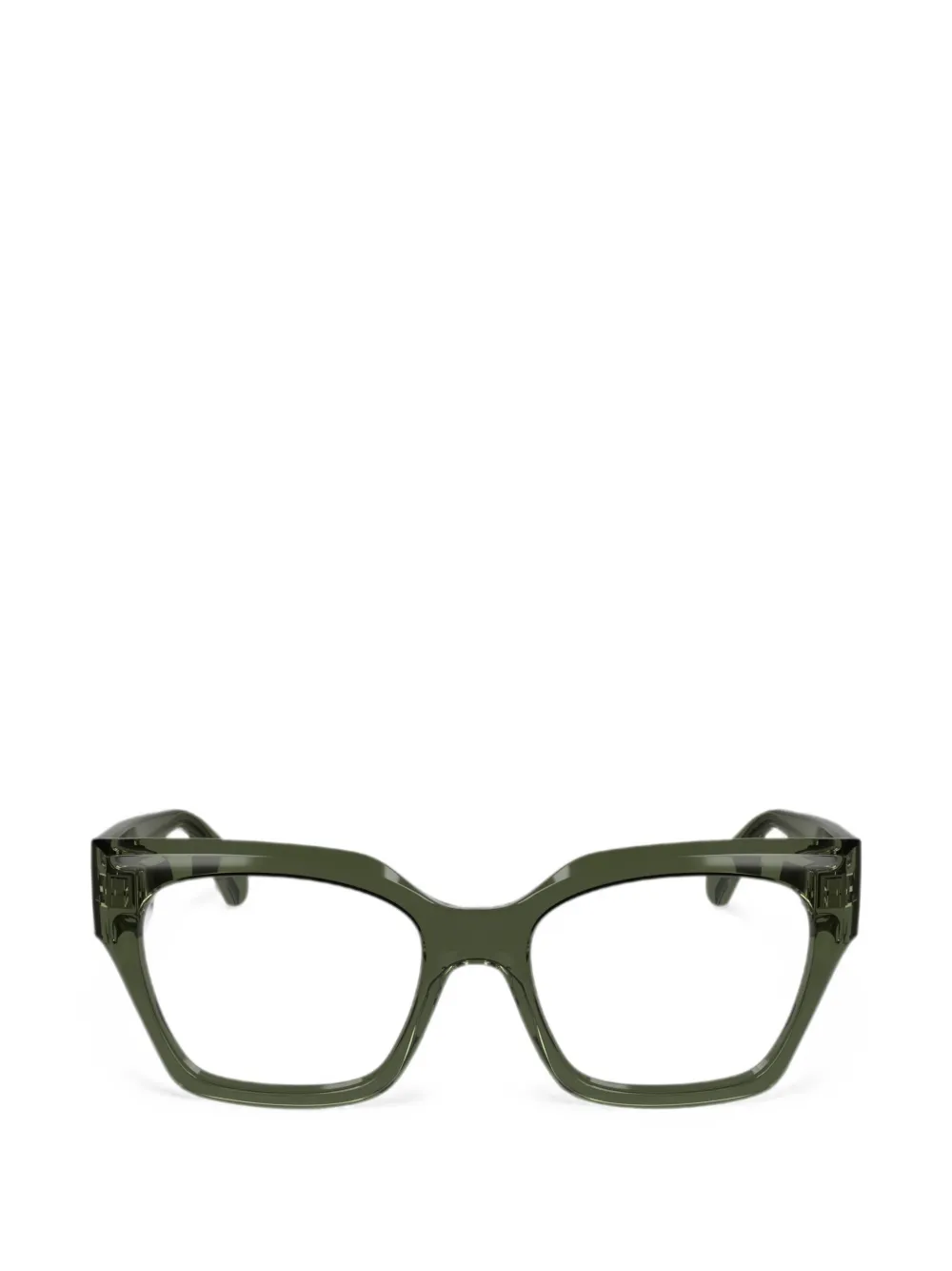 Ferragamo Eyewear Gancini geometric-frame glasses
