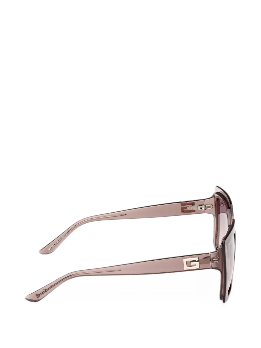 GUESS EYEWEAR Zonnebril met cat-eye montuur Bruin