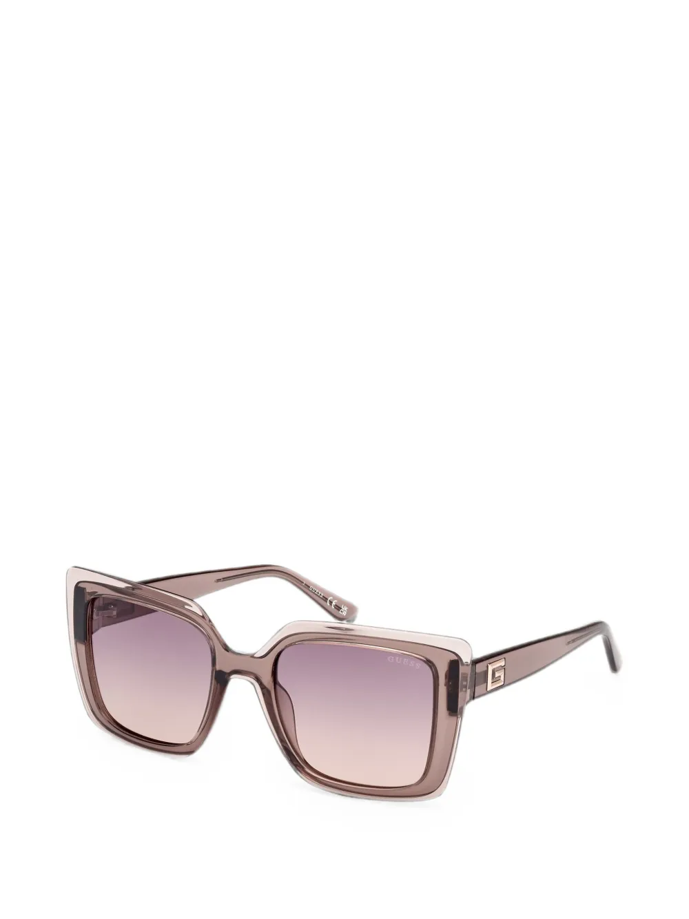 GUESS EYEWEAR Zonnebril met cat-eye montuur Bruin