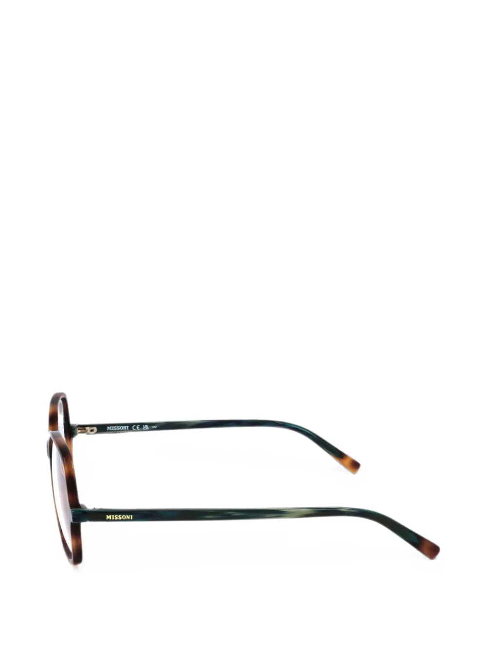 MISSONI EYEWEAR Bril met vierkant montuur Bruin