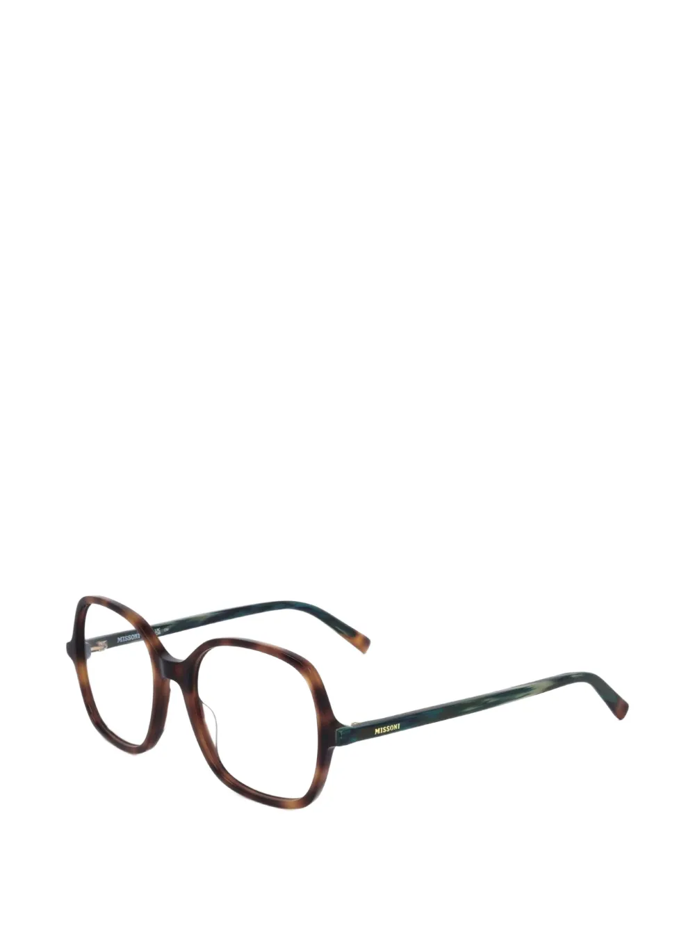 MISSONI EYEWEAR Bril met vierkant montuur Bruin