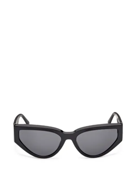 GUESS EYEWEAR logo-plaque geometric-frame sunglasses