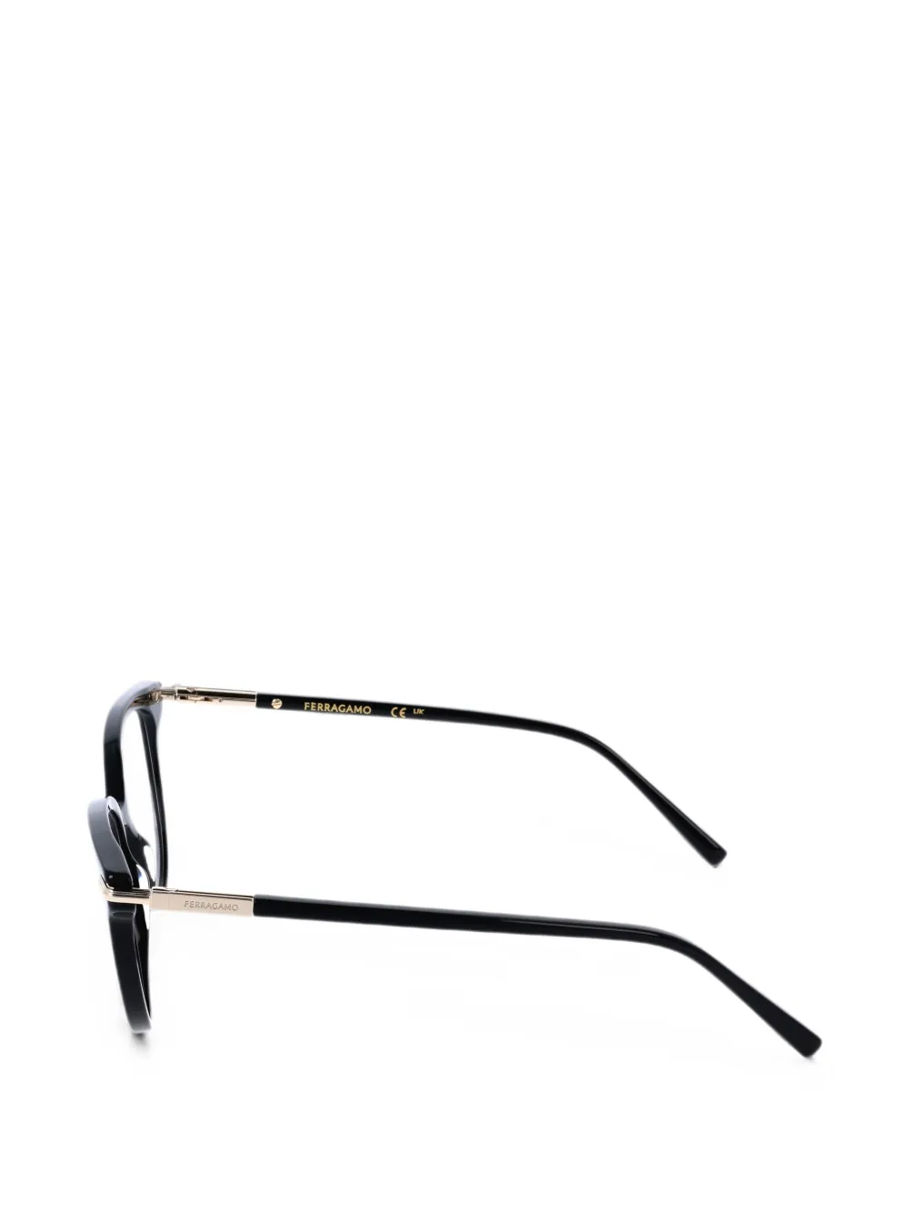 Ferragamo Eyewear Bril met cat-eye montuur Zwart